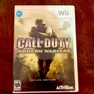 Nintendo Wii game Call of Duty Modern Warfare
